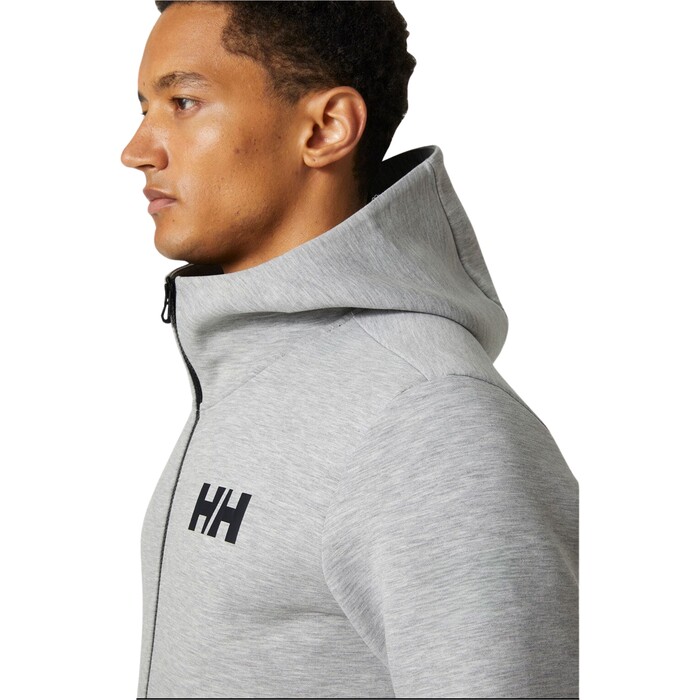 Helly Hansen Hombres HP Ocean Front Zip 2024 Chaqueta De Vela 2.0 34264 - Grey Melange